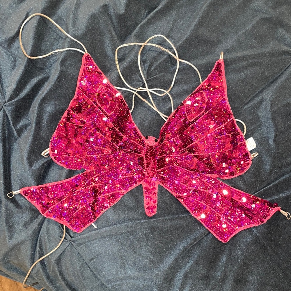 Sequin Butterfly Top
